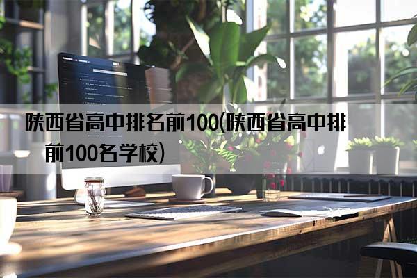 陕西省高中排名前100(陕西省高中排名前100名学校)